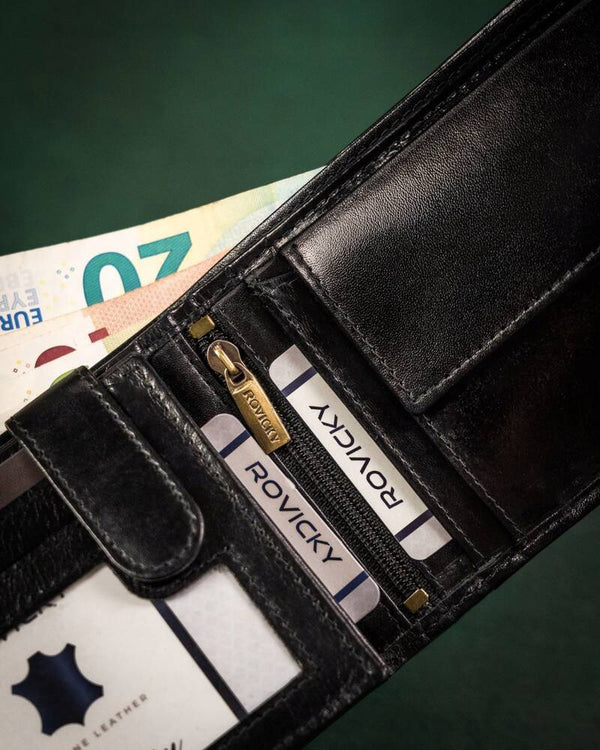 Vyriška odinė piniginė Rovicky RV143 S377