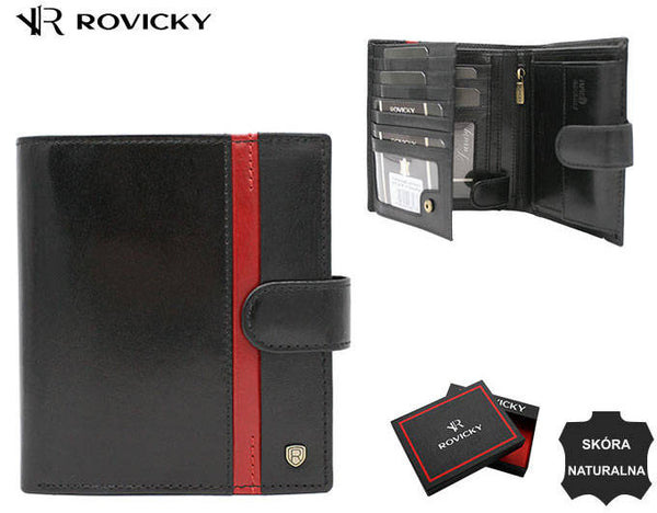 Vyriška odinė piniginė Rovicky RV154 S365