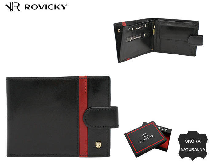 Vyriška odinė piniginė Rovicky RV156 S363