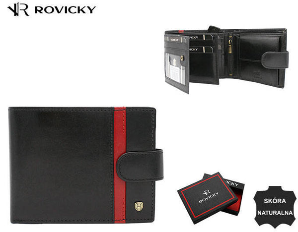 Vyriška odinė piniginė Rovicky RV158 S361