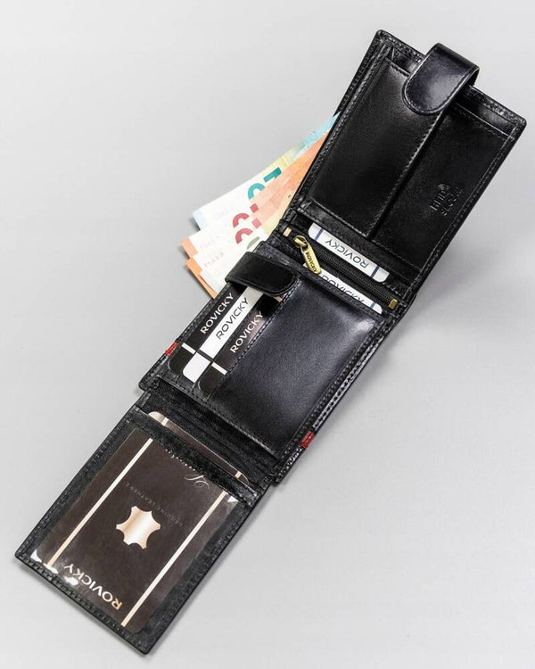 Vyriška odinė piniginė Rovicky RV158 S361