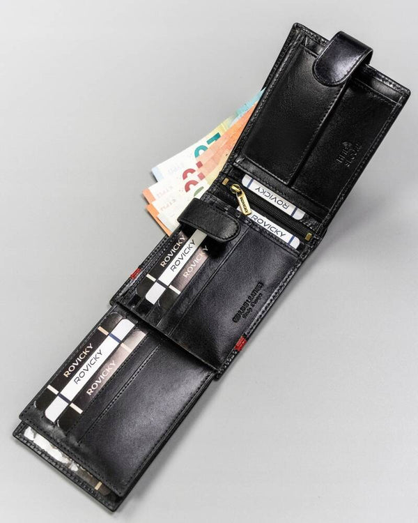 Vyriška odinė piniginė Rovicky RV158 S361