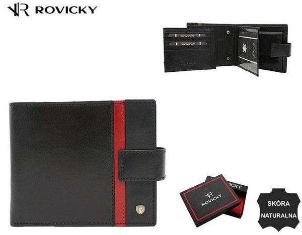 Vyriška odinė piniginė Rovicky RV160 S358