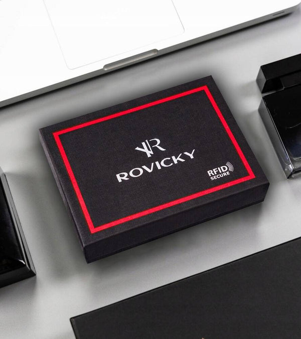 Vyriška odinė piniginė Rovicky RV160 S358