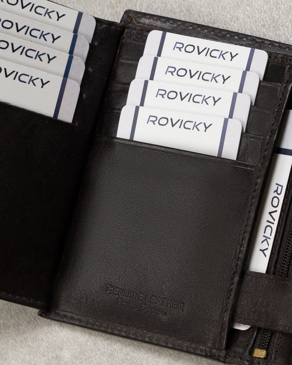 Vyriška odinė piniginė Rovicky RV166 S353