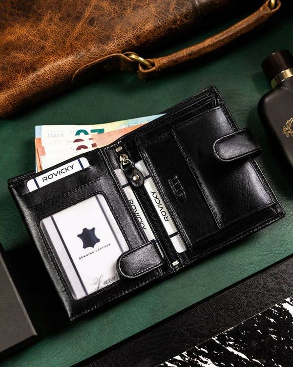 Vyriška odinė piniginė Rovicky RV171 S347