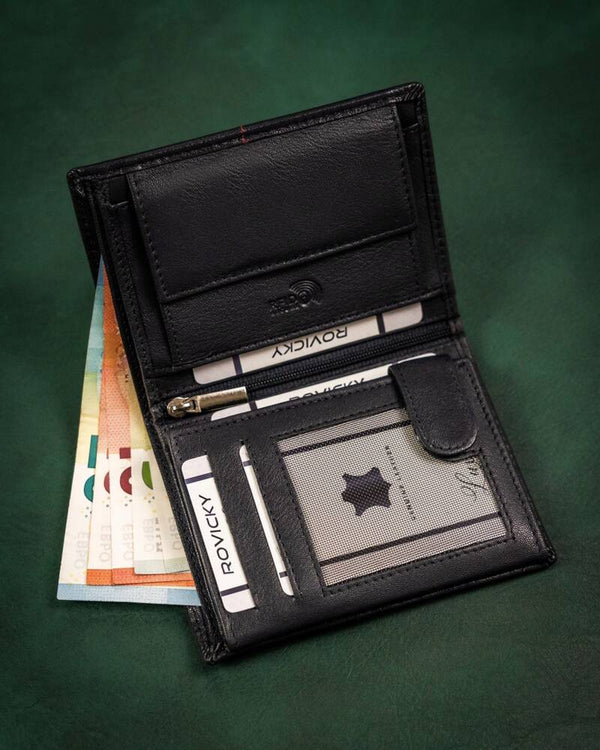 Vyriška odinė piniginė Rovicky RV174 S344