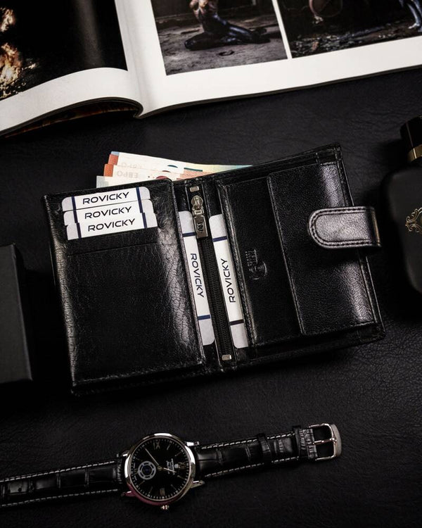 Vyriška odinė piniginė Rovicky RV185 S332