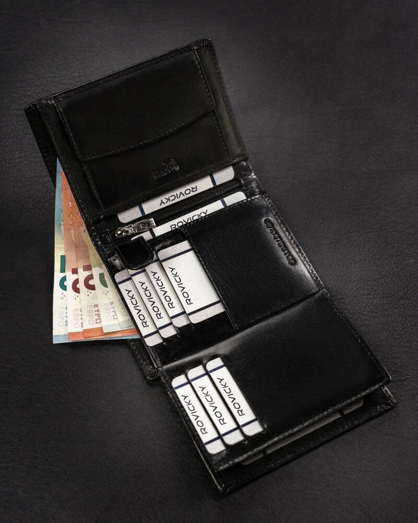 Vyriška odinė piniginė Rovicky RV186 S331