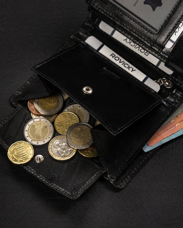 Vyriška odinė piniginė Rovicky RV186 S331