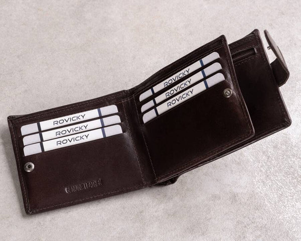 Vyriška odinė piniginė Rovicky RV202 S316