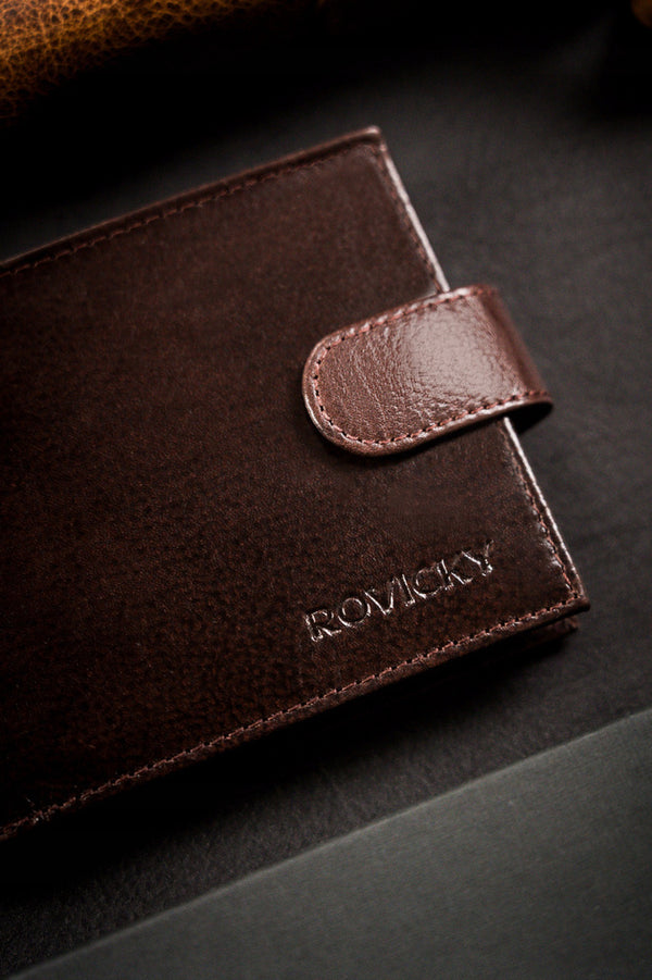 Vyriška odinė piniginė Rovicky RV233 S283