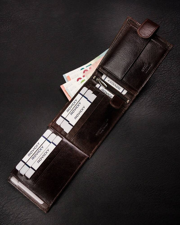 Vyriška odinė piniginė Rovicky RV233 S283