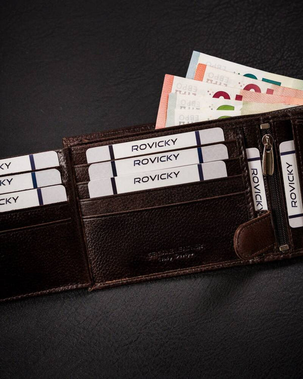 Vyriška odinė piniginė Rovicky RV233 S283