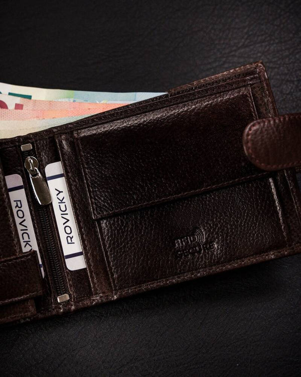 Vyriška odinė piniginė Rovicky RV233 S283