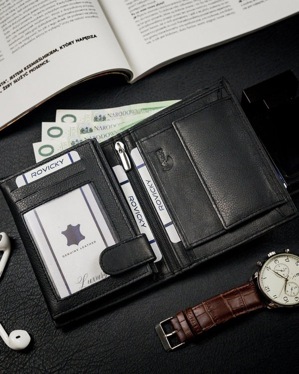 Vyriška odinė piniginė Rovicky RV23 S287