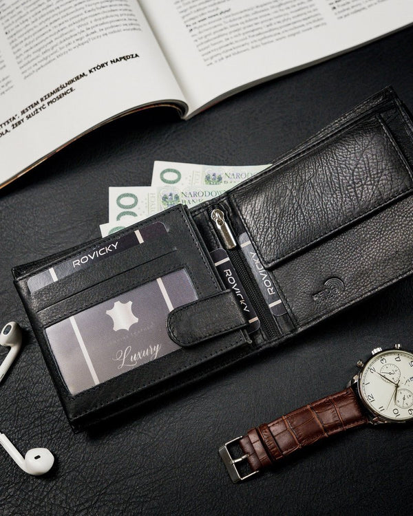 Vyriška odinė piniginė Rovicky RV24 S277
