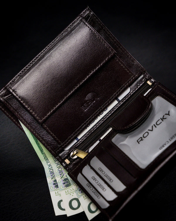 Vyriška odinė piniginė Rovicky RV38 S263