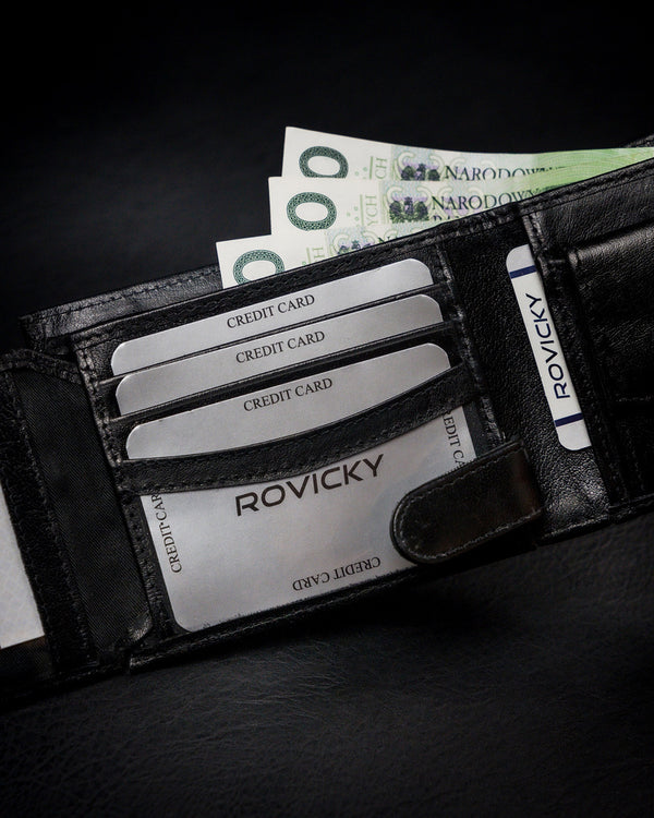 Vyriška odinė piniginė Rovicky RV51 S249