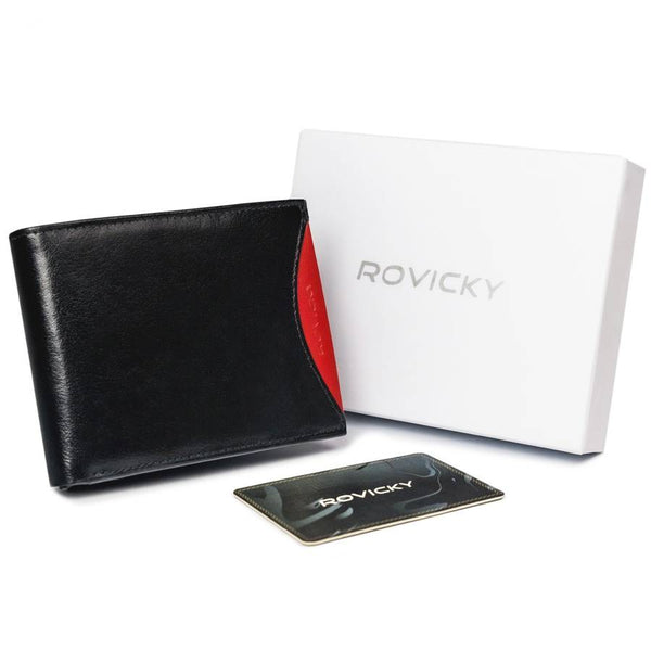Vyriška odinė piniginė Rovicky RV56 S246