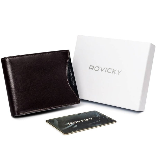 Vyriška odinė piniginė Rovicky RV57 S245