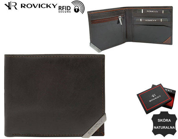 Vyriška odinė piniginė Rovicky RV70 S231