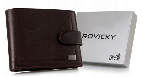 Vyriška odinė piniginė Rovicky RV77 S225