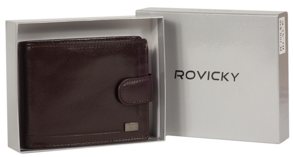 Vyriška odinė piniginė Rovicky RV77 S225