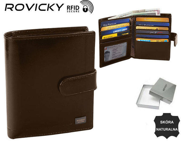Vyriška odinė piniginė Rovicky RV82 S219