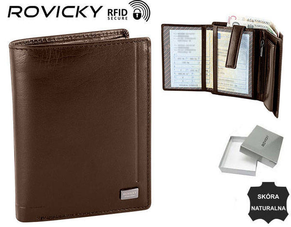 Vyriška odinė piniginė Rovicky RV83 S218