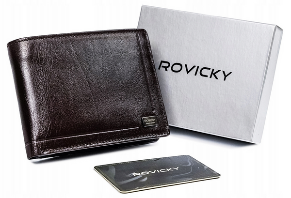 Vyriška odinė piniginė Rovicky RV84 S217