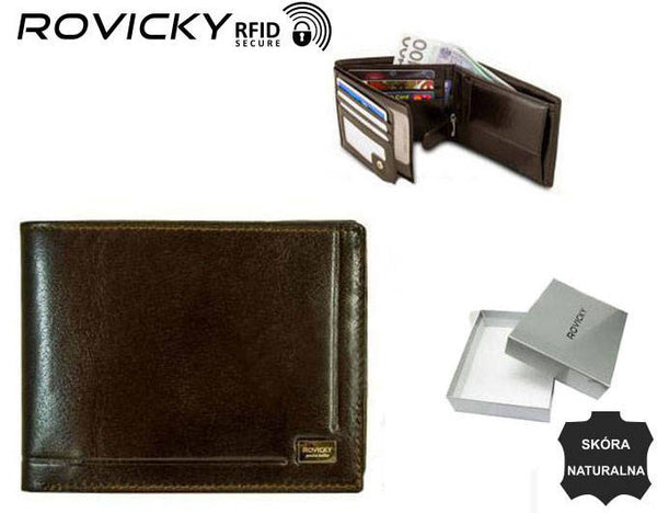 Vyriška odinė piniginė Rovicky RV84 S217