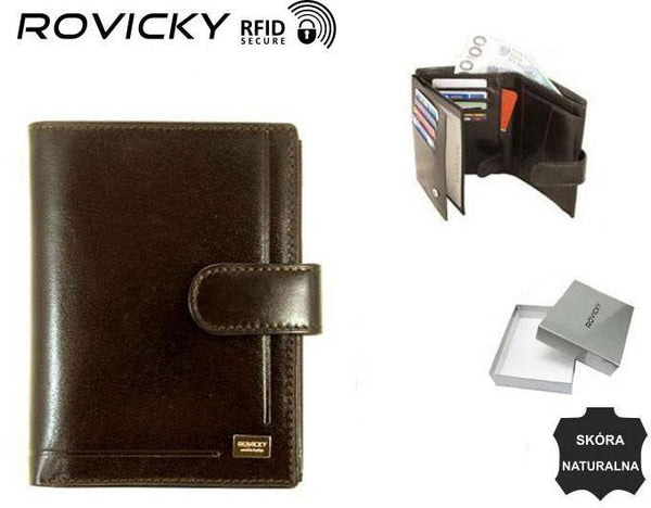 Vyriška odinė piniginė Rovicky RV85 S216
