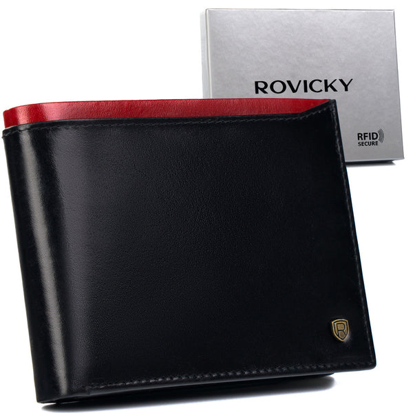 Vyriška odinė piniginė Rovicky RV89 S212