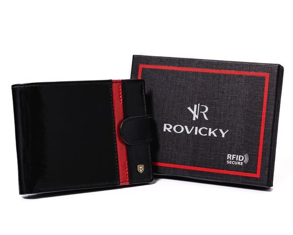 Vyriška odinė piniginė Rovicky RV90 S211