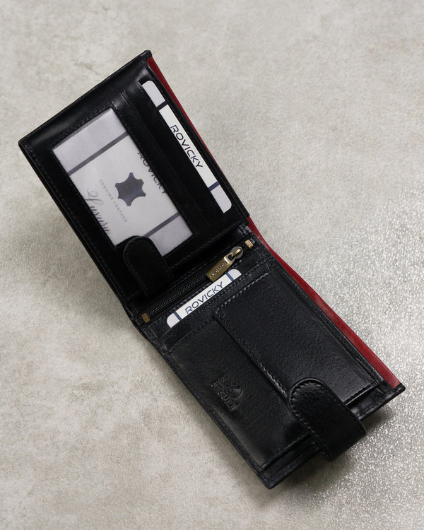 Vyriška odinė piniginė Rovicky RV91 S210