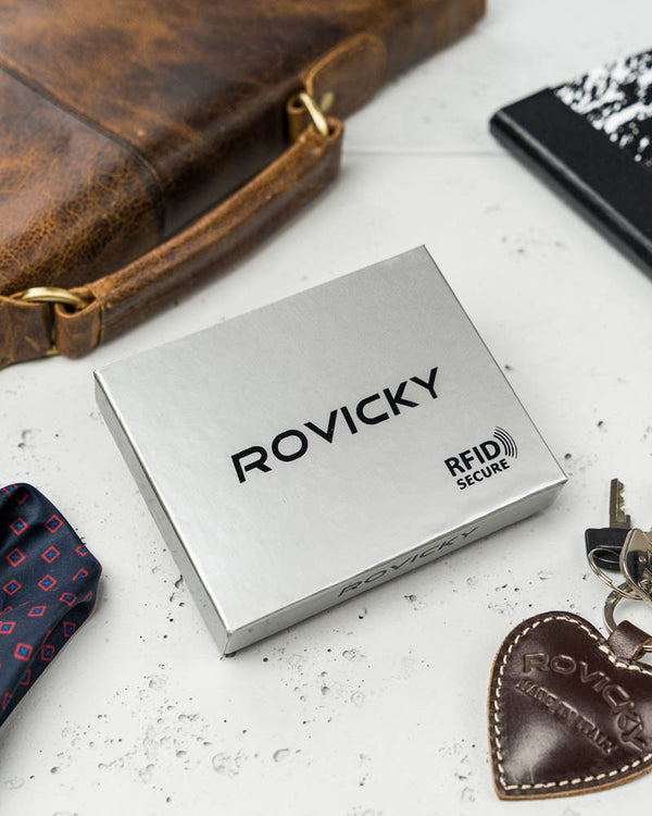 Vyriška odinė piniginė Rovicky RV99 S202