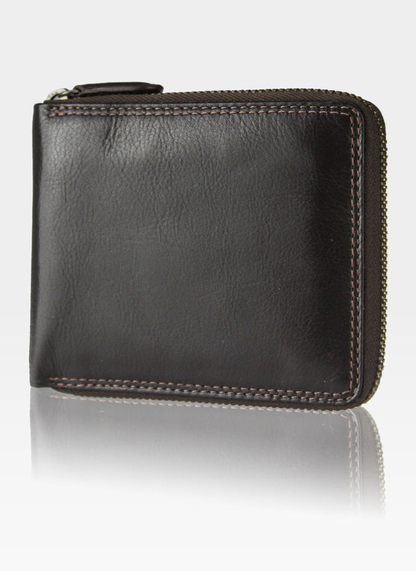 Vyriška odinė piniginė VISCONTI HT-14 ruda S178