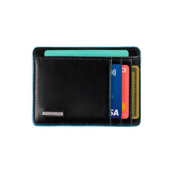 Vyriška odinė piniginė, Visconti Monaco ALP91, juoda, su RFID apsauga
 S158