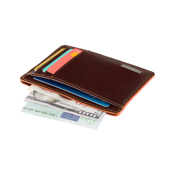 Vyriška odinė piniginė, Visconti Monaco ALP91, tamsiai ruda, su RFID apsauga
 S157