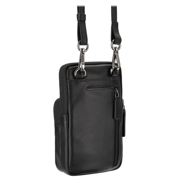 Vyriška odinė rankinė, Visconti S-5, juoda R217