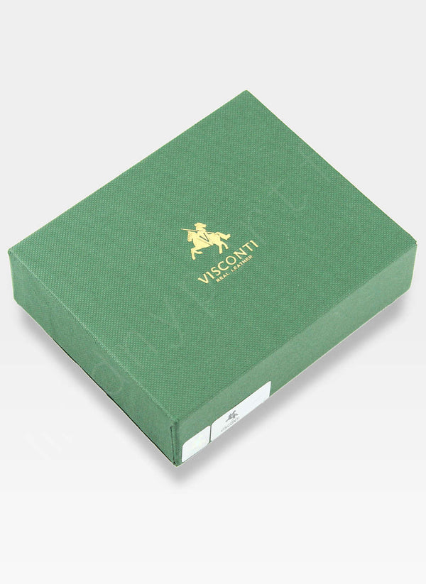 Vyriška odinė Visconti piniginė 708, šviesiai ruda S501