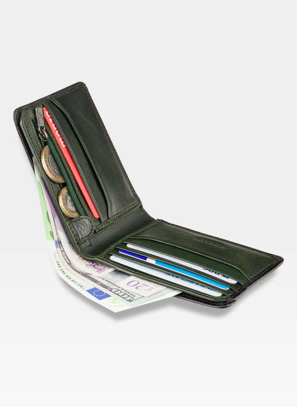 Vyriška piniginė N3, žalia S129