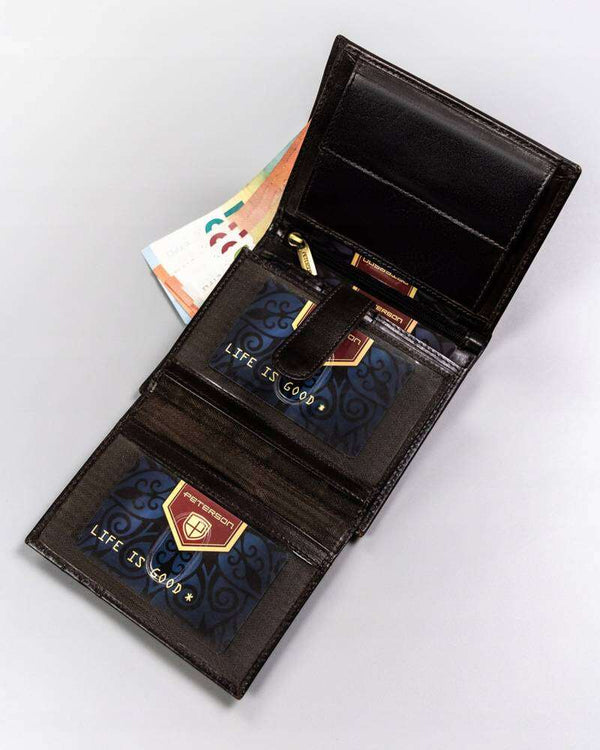 Vyriška piniginė Peterson N22, tamsiai ruda S123