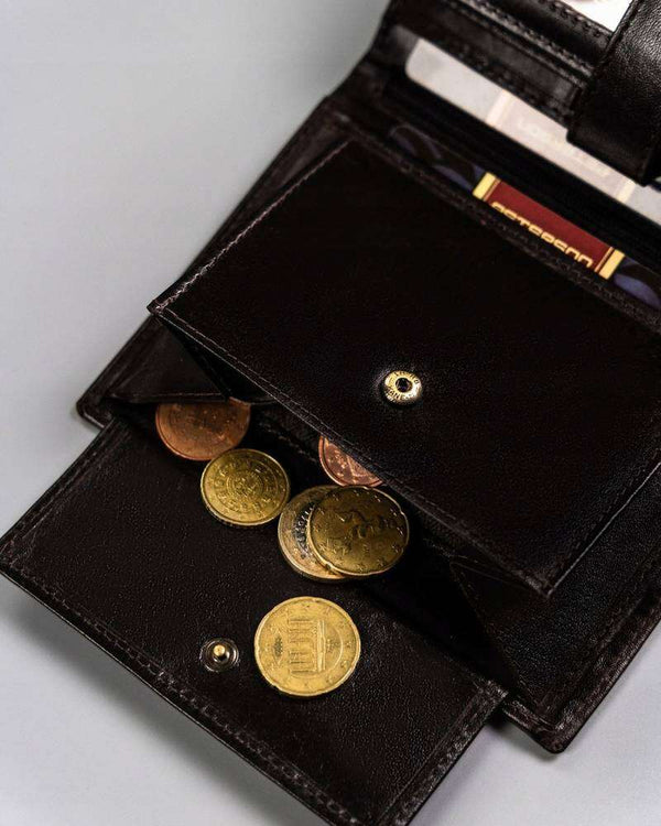 Vyriška piniginė Peterson N22, tamsiai ruda S123