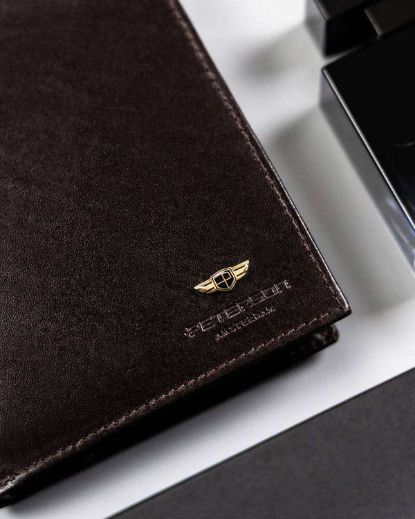 Vyriška piniginė Peterson N22, tamsiai ruda S123