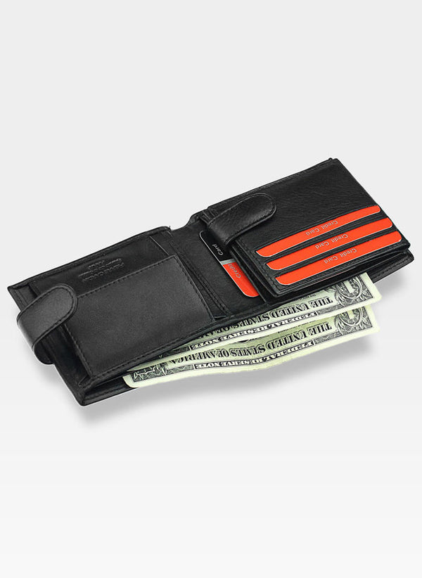 Vyriška piniginė Pierre Cardin K06, juoda S116