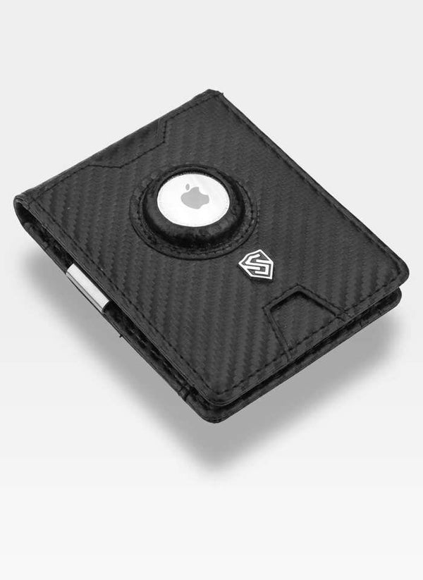 Vyriška piniginė Stevens Rfid AirTag, juoda