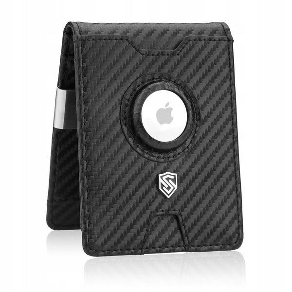 Vyriška piniginė Stevens Rfid AirTag, juoda