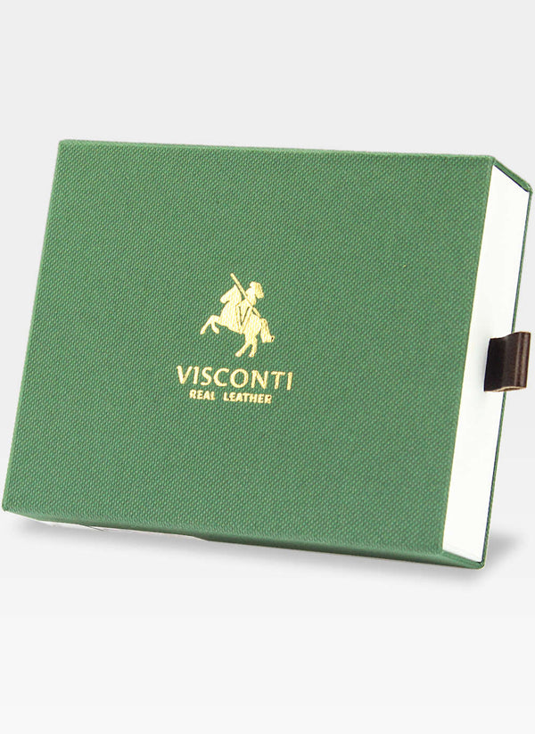 Vyriška piniginė Visconti C4, ruda S76